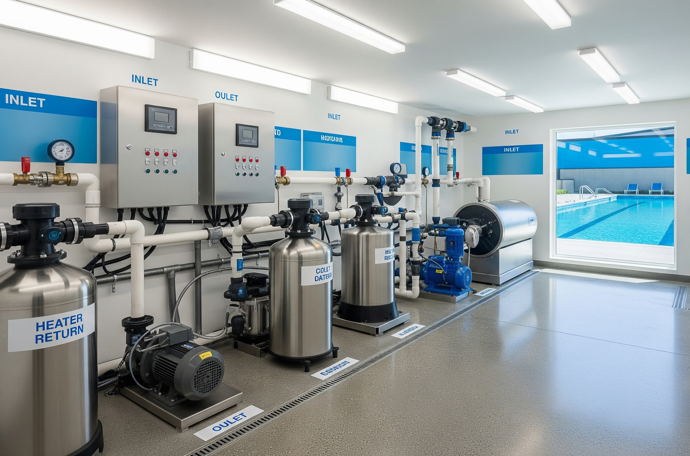 Mantenimiento de alberca después