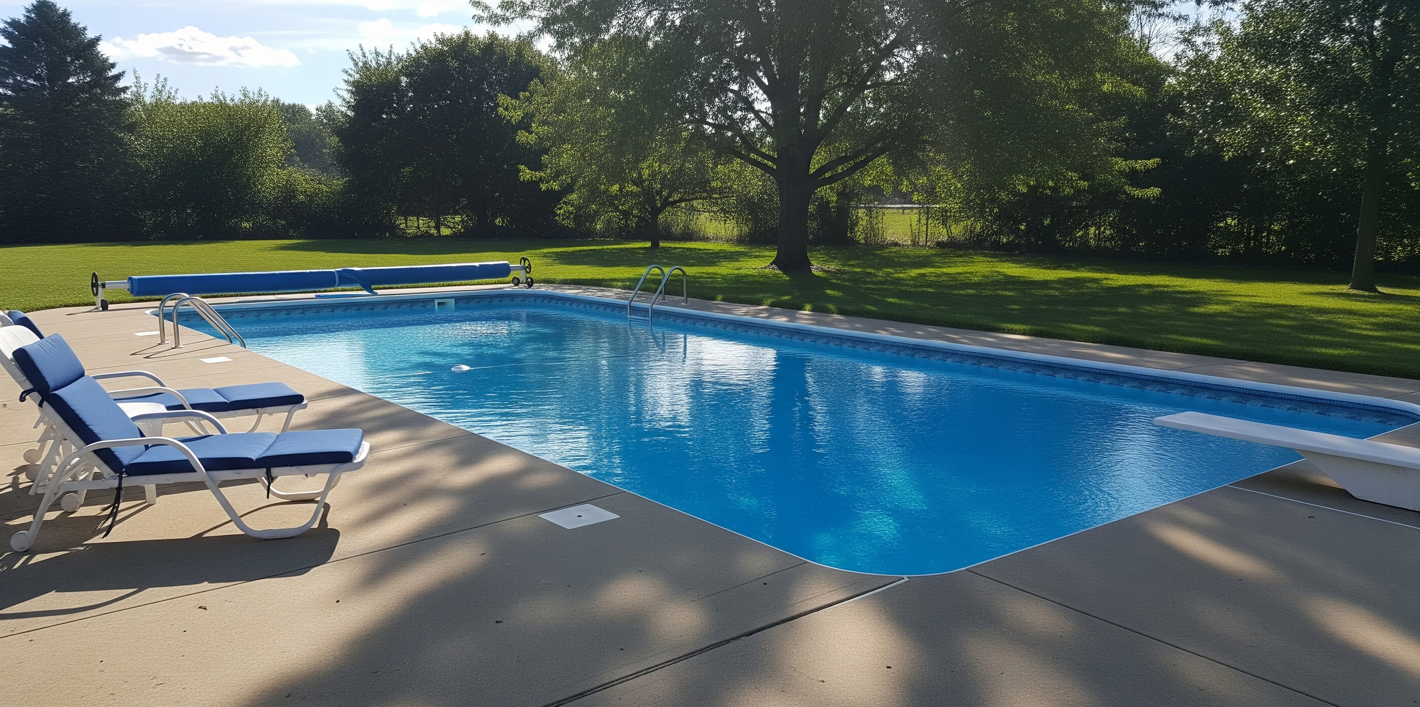 Piscina limpia y perfecta